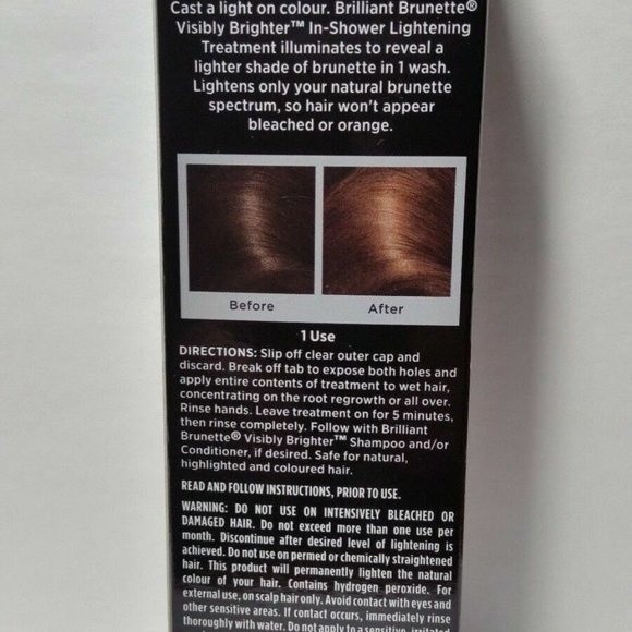 6 John Frieda Visibly Brighter Brunette Shower Lightening Treatment DISCONTINUED - Picture 6 of 12
